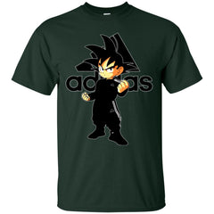 Goku Adidas Black T-shirt Men Cotton T-Shirt Men Cotton T-Shirt - parenttees