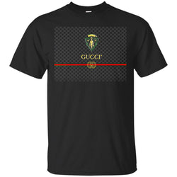 Gucci Graphic Logo Black T-shirt Men Cotton T-Shirt