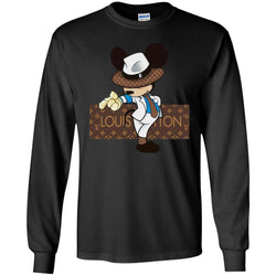 Louis Vuitton Mickey Dance Tshirt Men Long Sleeve Shirt