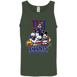 Mickey Mouse New York Giants American Football Nfl Sports Shirt Men Cotton Tank