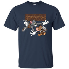 Louis Vuitton Cartoon Tom And Jerry T-shirt Men Cotton T-Shirt Men Cotton T-Shirt - parenttees