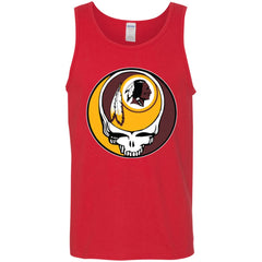 Washington Redskins Grateful Dead Steal Your Face Football Nfl Shirts Men Cotton Tank Men Cotton Tank - parenttees