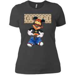 Gucci Logo Shirt Mickey Mouse T-shirt Women Cotton T-Shirt Women Cotton T-Shirt - parenttees