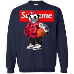 Supreme Bear Basketball T-shirt Crewneck Pullover Sweatshirt Crewneck Pullover Sweatshirt - parenttees