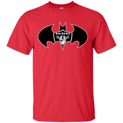 We Are The Oakland Raiders Batman Nfl Mashup Men Cotton T-Shirt