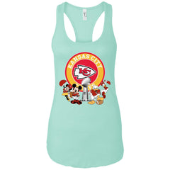 Nfl – Kansas City Chiefs Super Bowl 2019 Mickey Mouse Minnie Mouse Donald Duck Daisy Duck Football Women Tank Top Women Tank Top - parenttees