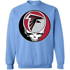 Atlanta Falcons Grateful Dead Steal Your Face Football Nfl Shirts Crewneck Pullover Sweatshirt Crewneck Pullover Sweatshirt - parenttees