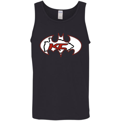 We Are The Kansas City Chiefs Batman Nfl Mashup Men Cotton Tank Black / X-Small Men Cotton Tank - parenttees