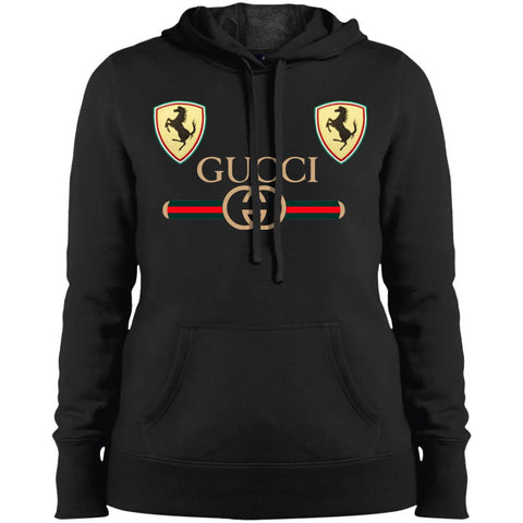 Best Gucci Ferrari New T-shirt Women Hooded Sweatshirt Black / X-Small Women Hooded Sweatshirt - parenttees