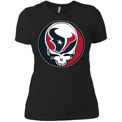 Houston Texans Grateful Dead Steal Your Face Football Nfl Shirts Women Cotton T-Shirt Women Cotton T-Shirt - parenttees