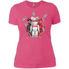 Supreme Lego Robot T-shirt Women Cotton T-Shirt Women Cotton T-Shirt - parenttees