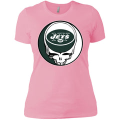 New York Jets Grateful Dead Steal Your Face Football Nfl Shirts Women Cotton T-Shirt Women Cotton T-Shirt - parenttees