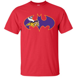 We Are The Minnesota Vikings Batman Nfl Mashup Men Cotton T-Shirt