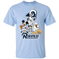 Nfl – Los Angeles Rams Donald Duck Goofy Mickey Mouse Super Bowl 2019 Football Men Cotton T-Shirt Men Cotton T-Shirt - parenttees