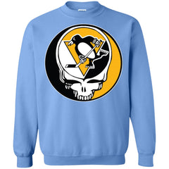 Pittsburgh Penguins Grateful Dead Steal Your Face Hockey Nhl Shirts Crewneck Pullover Sweatshirt Crewneck Pullover Sweatshirt - parenttees