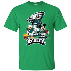 Mickey Mouse Philadelphia Eagle American Football Nfl Sports Shirt Men Cotton T-Shirt Men Cotton T-Shirt - parenttees