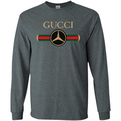 Gucci Mercedes T-shirt Men Long Sleeve Shirt Men Long Sleeve Shirt - parenttees