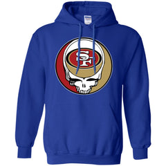 San Francisco 49ers Grateful Dead Steal Your Face Football Nfl Shirts Pullover Hoodie Sweatshirt Pullover Hoodie Sweatshirt - parenttees