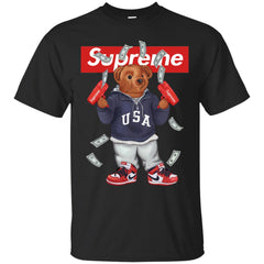 Supreme Bear Hot Trending T-shirt Men Cotton T-Shirt Men Cotton T-Shirt - parenttees
