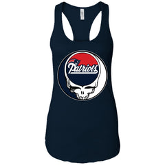 New England Patriots Grateful Dead Steal Your Face Football Nfl Shirts Women Tank Top Women Tank Top - parenttees