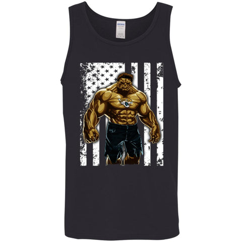 Giants Hulk Jacksonville Jaguars T-shirt Flag Men Cotton Tank Black / X-Small Men Cotton Tank - parenttees