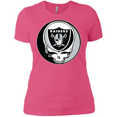 Oakland Raiders Grateful Dead Steal Your Face Football Nfl Shirts Women Cotton T-Shirt Women Cotton T-Shirt - parenttees