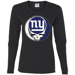 New York Giants Grateful Dead Steal Your Face Football Nfl Shirts Women Long Sleeve Shirt