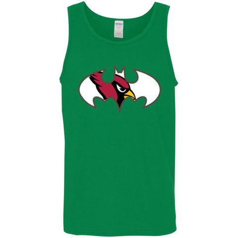 We Are The Arizona Cardinals Batman Nfl Mashup Men Cotton Tank Turf Green / X-Small Men Cotton Tank - parenttees