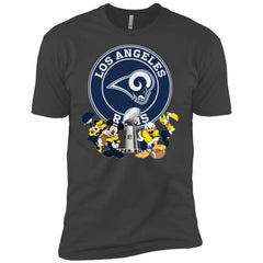 Nfl – Los Angeles Rams Super Bowl 2019 Mickey Mouse Minnie Mouse Donald Duck Daisy Duck Football Men Short Sleeve T-Shirt Men Short Sleeve T-Shirt - parenttees