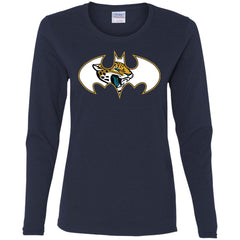 We Are The Jacksonville Jaguars Batman Nfl Mashup Women Long Sleeve Shirt Women Long Sleeve Shirt - parenttees