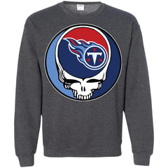 Tennessee Titans Grateful Dead Steal Your Face Football Nfl Shirts Crewneck Pullover Sweatshirt Crewneck Pullover Sweatshirt - parenttees