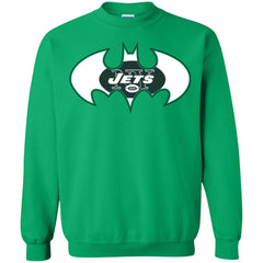 We Are The New York Jets Batman Nfl Mashup Crewneck Pullover Sweatshirt Crewneck Pullover Sweatshirt - parenttees