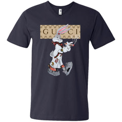 Gucci Rabbit Smoking Tshirt Men V-Neck T-Shirt Men V-Neck T-Shirt - parenttees