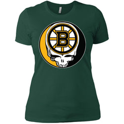 Boston Bruins Grateful Dead Steal Your Face Hockey Nhl Shirts Women Cotton T-Shirt