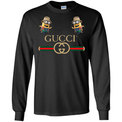 Gucci T-shirt Minion Funny Film T-shirt Men Long Sleeve Shirt Men Long Sleeve Shirt - parenttees