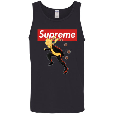 Supreme Naruto T-shirt Men Cotton Tank Black / X-Small Men Cotton Tank - parenttees