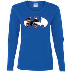 We Are The Atlanta Falcons Batman Nfl Mashup Women Long Sleeve Shirt