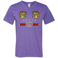 Gucci Tiger Love T-shirt Men V-Neck T-Shirt Men V-Neck T-Shirt - parenttees