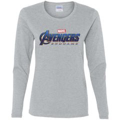 Marvel Avengers Endgame Movie Logo Graphic Women Long Sleeve Shirt Women Long Sleeve Shirt - parenttees