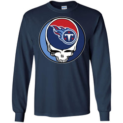 Tennessee Titans Grateful Dead Steal Your Face Football Nfl Shirts Men Long Sleeve Shirt