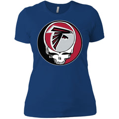 Atlanta Falcons Grateful Dead Steal Your Face Football Nfl Shirts Women Cotton T-Shirt Women Cotton T-Shirt - parenttees