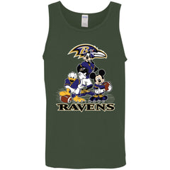 Mickey Mouse Baltimore Ravens American Football Nfl Sports Shirt Men Cotton Tank Men Cotton Tank - parenttees