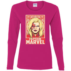 Captain Marvel Ornament Women Long Sleeve Shirt Women Long Sleeve Shirt - parenttees