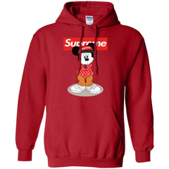 Supreme Mickey Mouse T-shirt Pullover Hoodie Sweatshirt Pullover Hoodie Sweatshirt - parenttees
