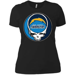 Los Angeles Chargers Grateful Dead Steal Your Face Football Nfl Shirts Women Cotton T-Shirt