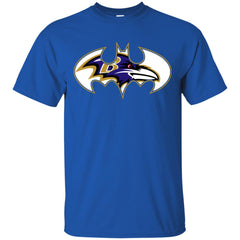 We Are The Baltimore Ravens Batman Nfl Mashup Men Cotton T-Shirt Men Cotton T-Shirt - parenttees