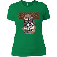 Louis Vuitton T-shirt Style Dogs T-shirt Women Cotton T-Shirt Women Cotton T-Shirt - parenttees