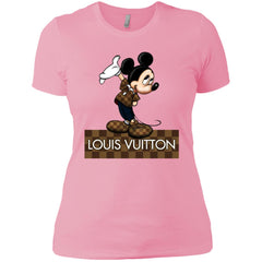 Louis Vuitton Mickey T-shirt Women Cotton T-Shirt Women Cotton T-Shirt - parenttees