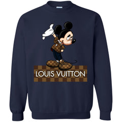 Louis Vuitton Mickey T-shirt Crewneck Pullover Sweatshirt Crewneck Pullover Sweatshirt - parenttees