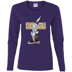 Best Gucci Rabbit T-shirt Women Long Sleeve Shirt